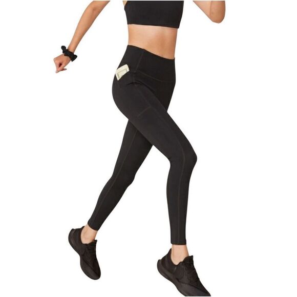 Girlfriend Collective Black High Rise‎ Pocket Legging Sz M - Picture 1 of 10
